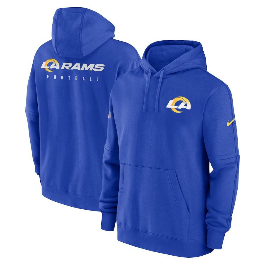 Men 2023 NFL Los Angeles Rams blue Sweatshirt style 1->tampa bay buccaneers->NFL Jersey